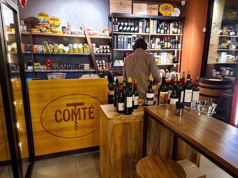Comté Vinoteca. Detapasconchencho